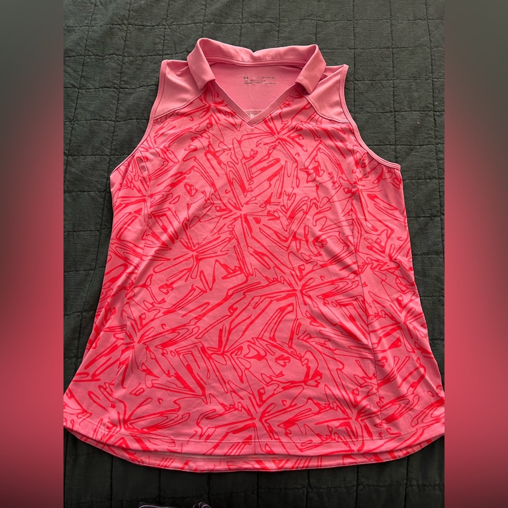 Puma Golf Top Bright Pink 💕 Size XL